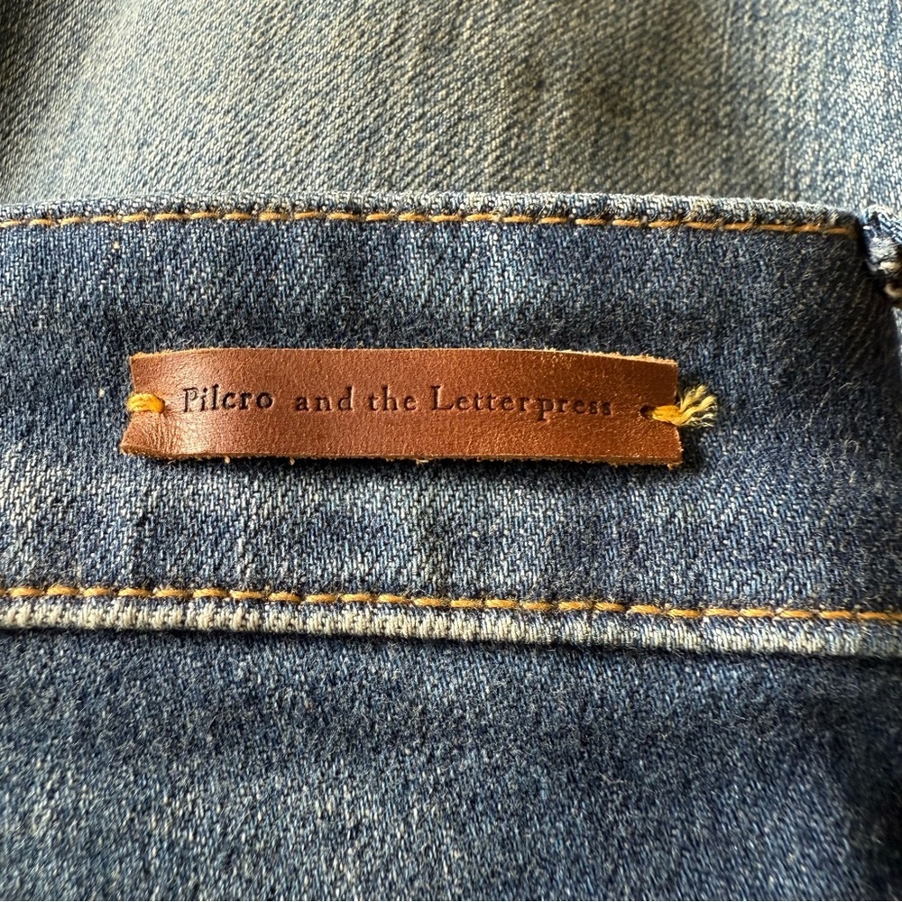 Anthropologie Pilcro and the Letterpress parallel cuffed jeans size 30 medium - Picture 9 of 16